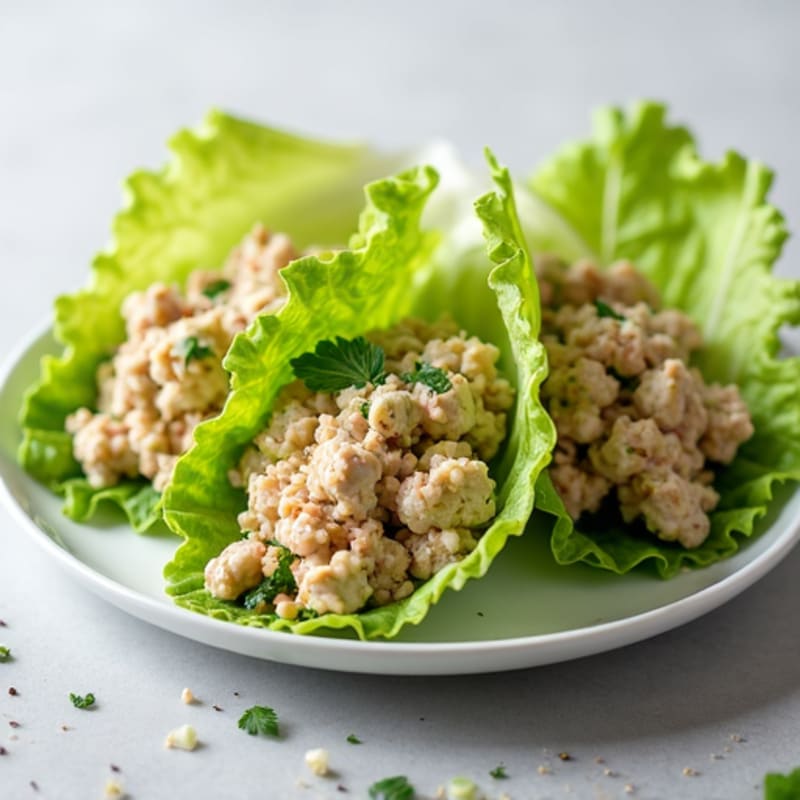 Tuna Salad Lettuce Wraps