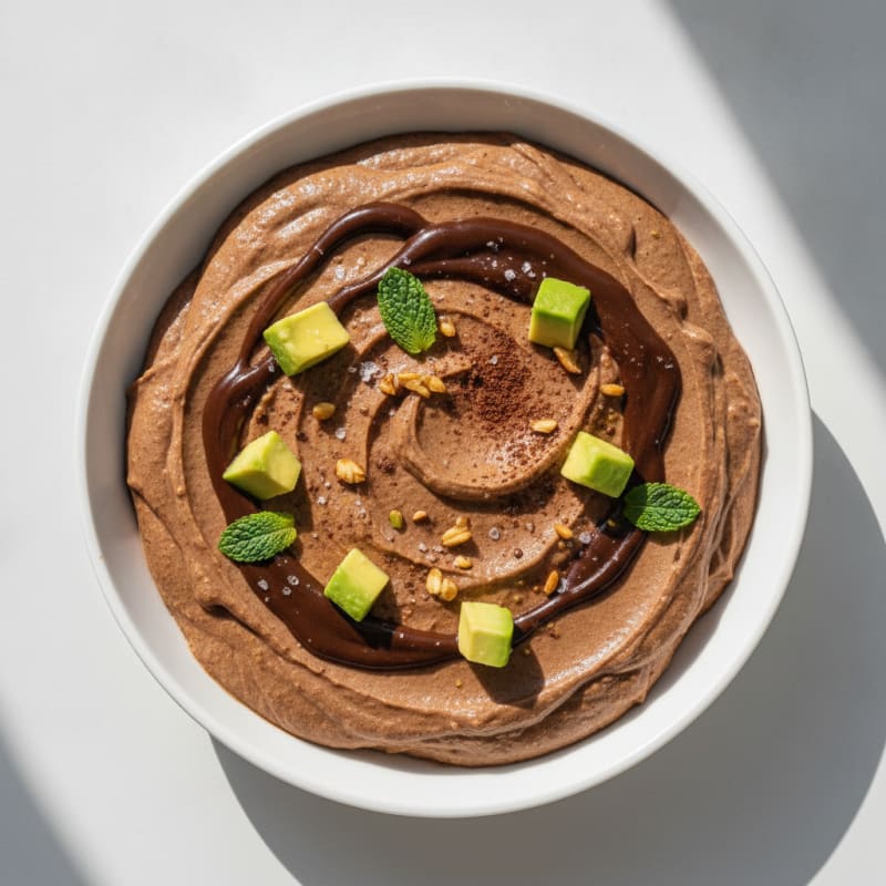 Chocolate Avocado Protein Mousse