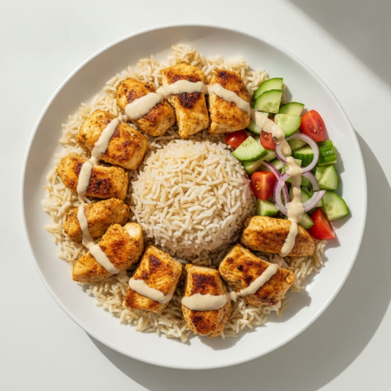 Chicken Shawarma Rice Bowl