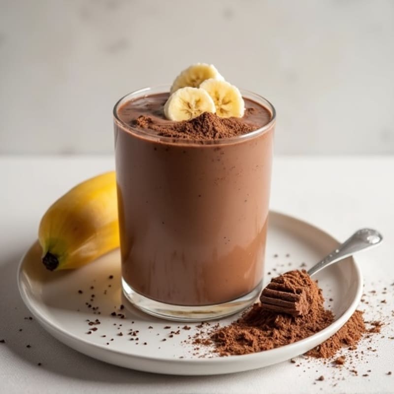 Silky Chocolate Protein Pudding with Greek Yogurt