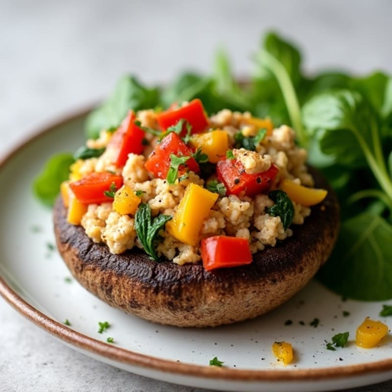 Hearty Stuffed Portobello Mushrooms