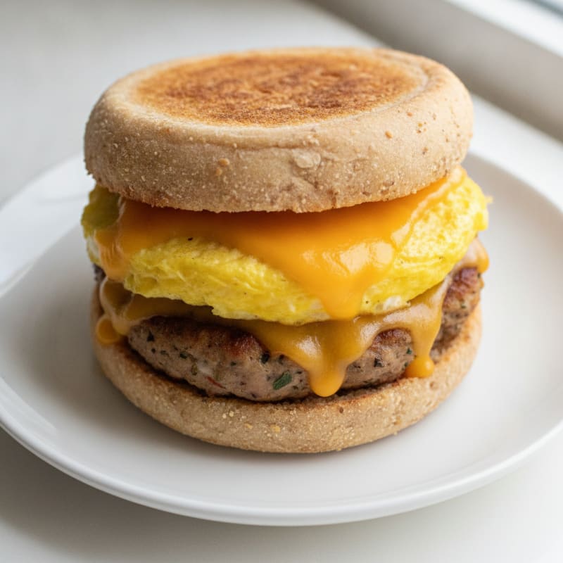 Sausage, Egg, and Cheese Muffin