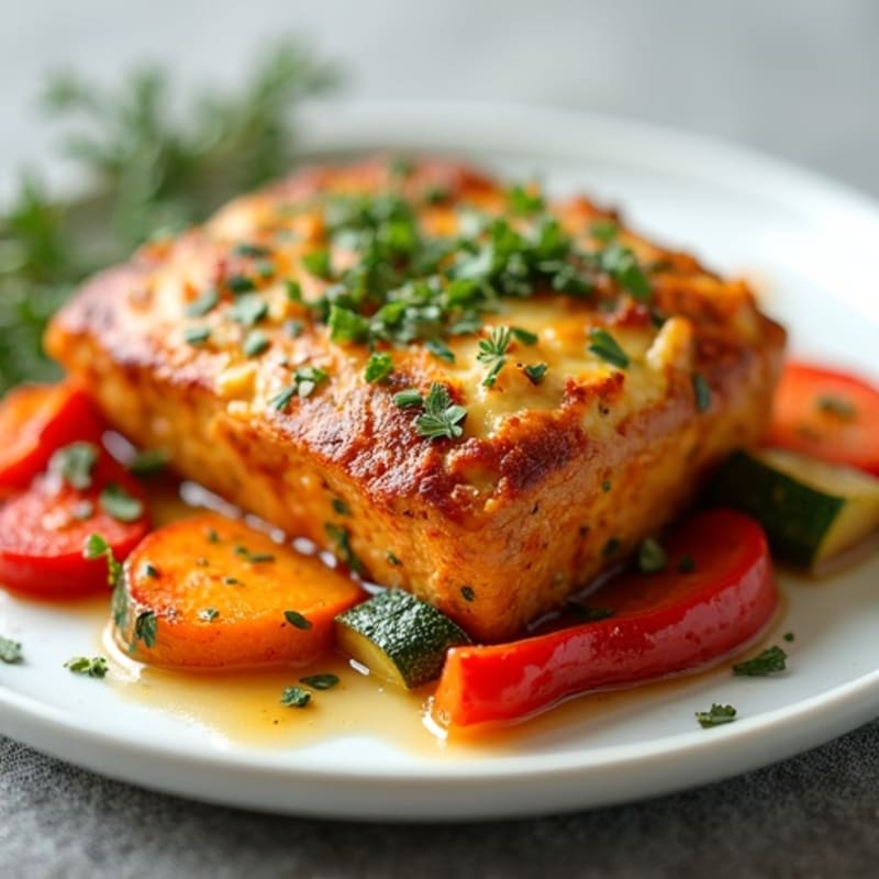 Herb-Roasted Sausage and Sweet Potato Bake
