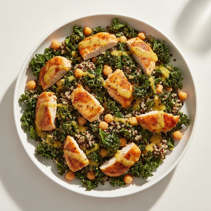 Crispy Kale and Quinoa Salad