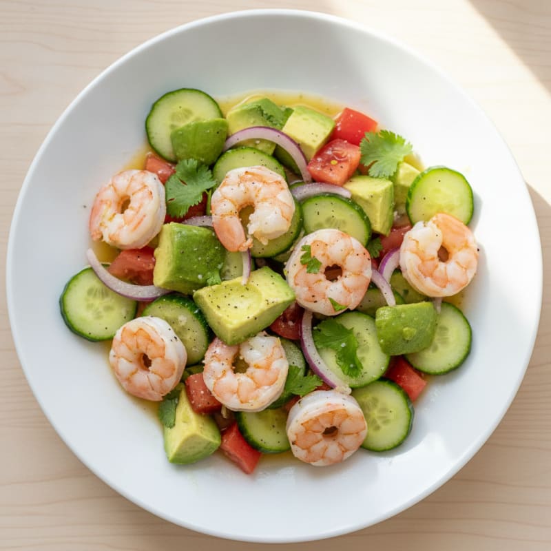 Zesty Shrimp Avocado Ceviche