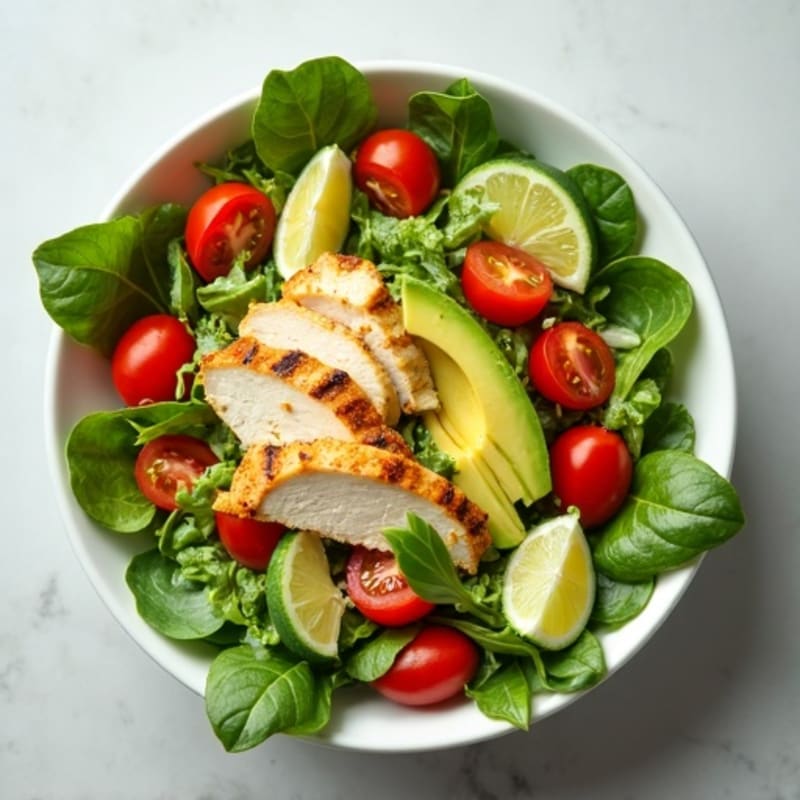 Crisp Avocado Salad Bowl