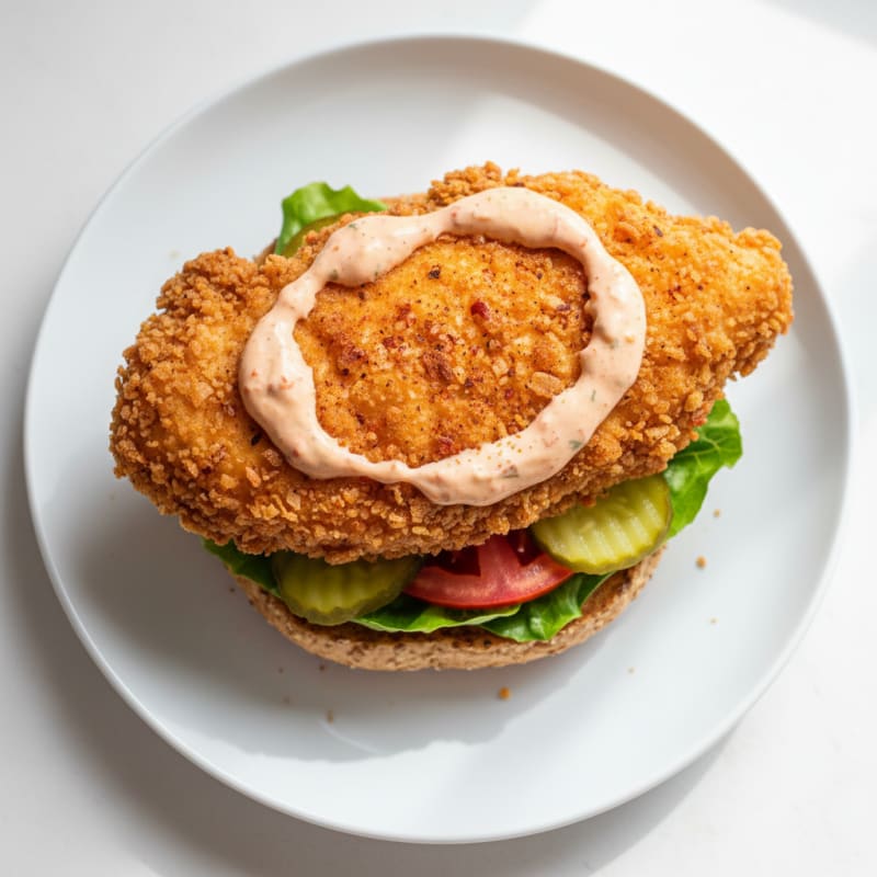 Crispy Buttermilk Fried Chicken Sandwich