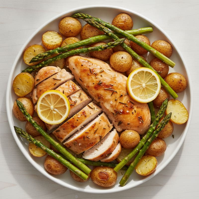 Sheet Pan Lemon Herb Chicken