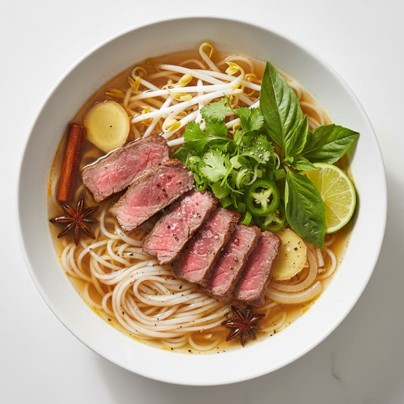 Tender Beef Pho with Silky Noodles