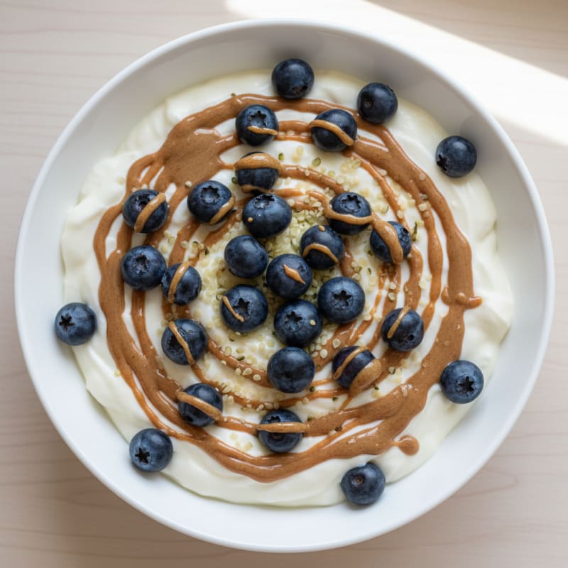 Silky Vanilla Greek Yogurt Protein Bowl