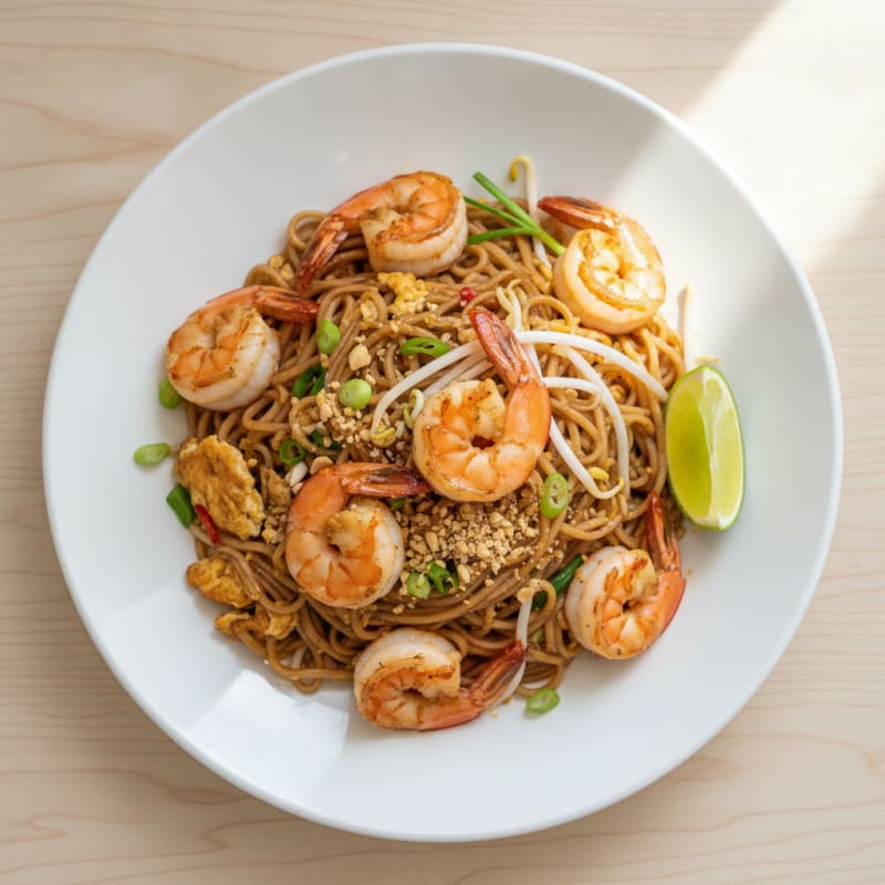Shrimp Pad Thai Noodles