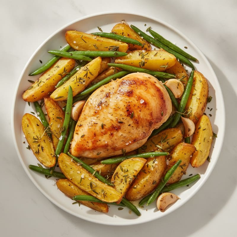 Herb-Roasted Chicken and Potatoes