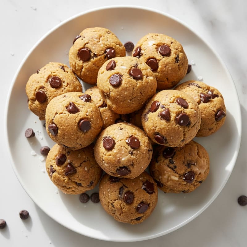 No-Bake Chocolate Chip Protein Bites