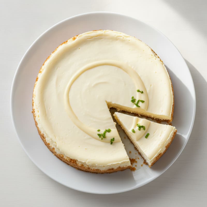 Creamy Protein Cheesecake with Almond Crust