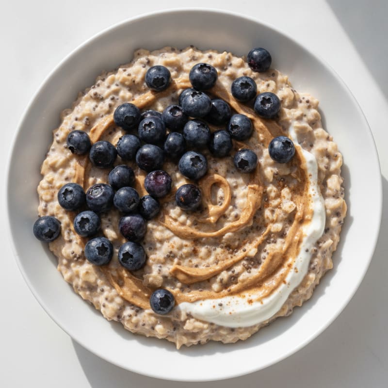 Blueberry Almond Overnight Oats