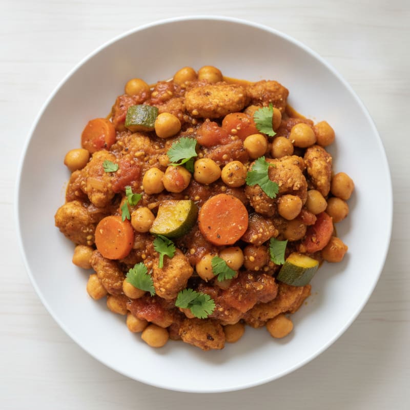 Hearty Chickpea and Vegetable Tagine