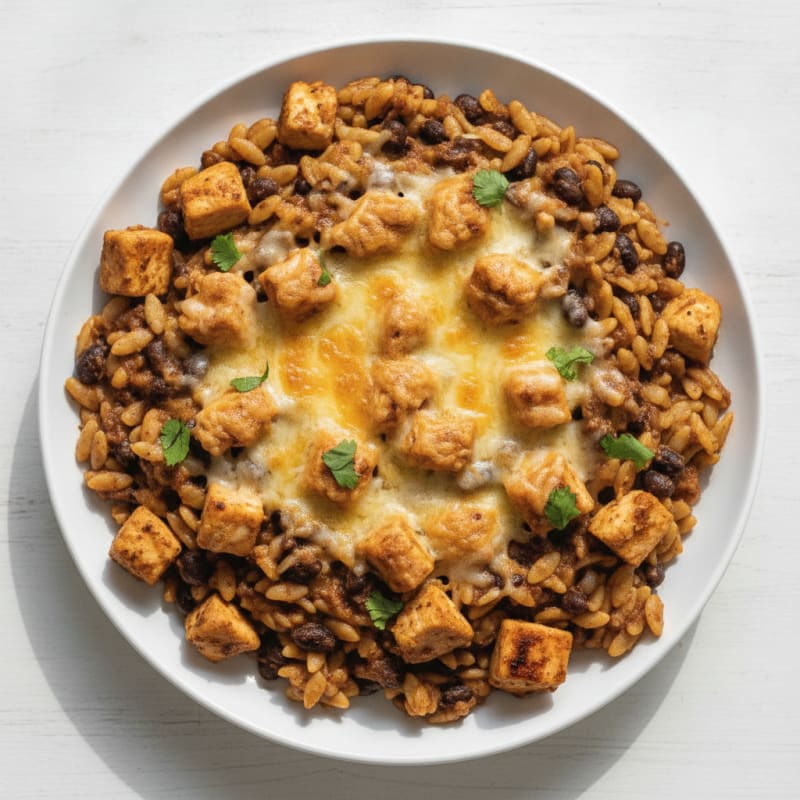 Southwest Chicken Orzo Skillet