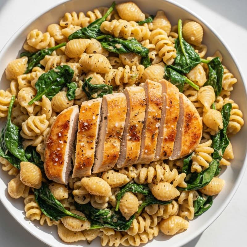 Creamy Garlic Parmesan Chicken Pasta