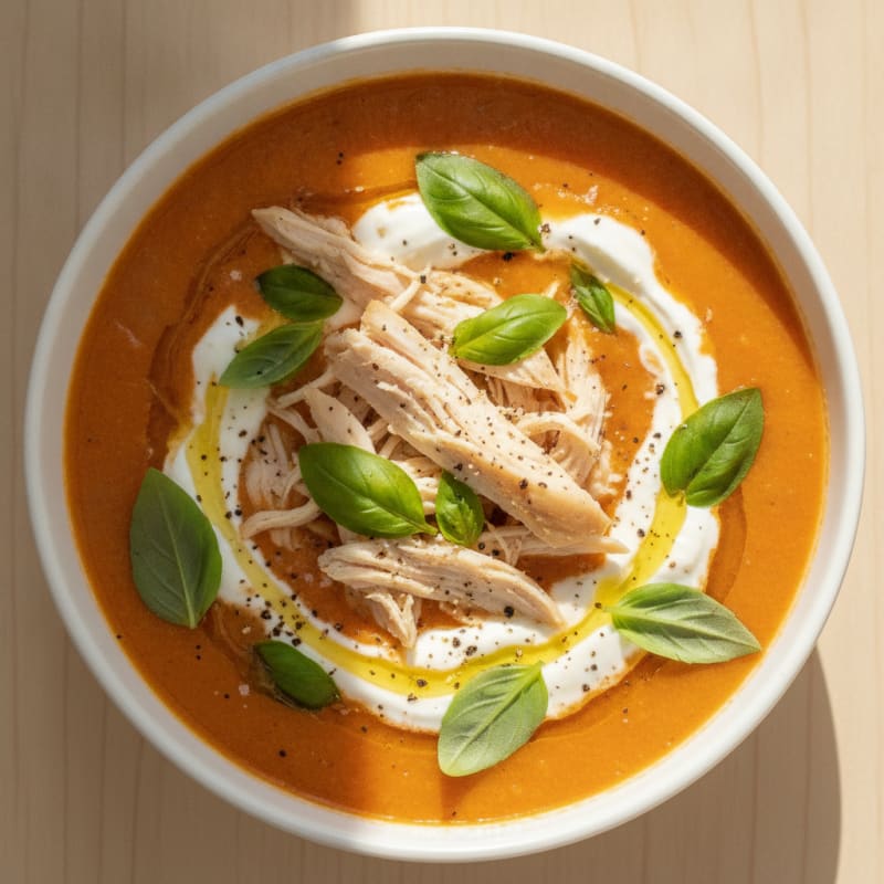 Roasted Tomato Basil Soup