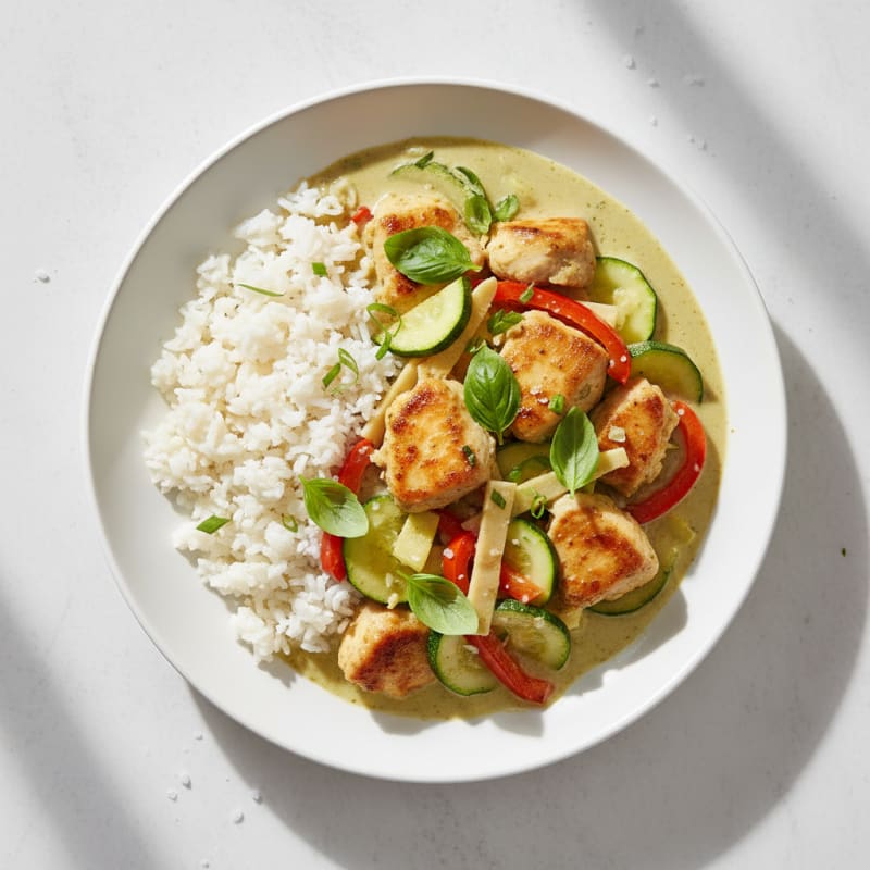 Creamy Thai Green Chicken Curry