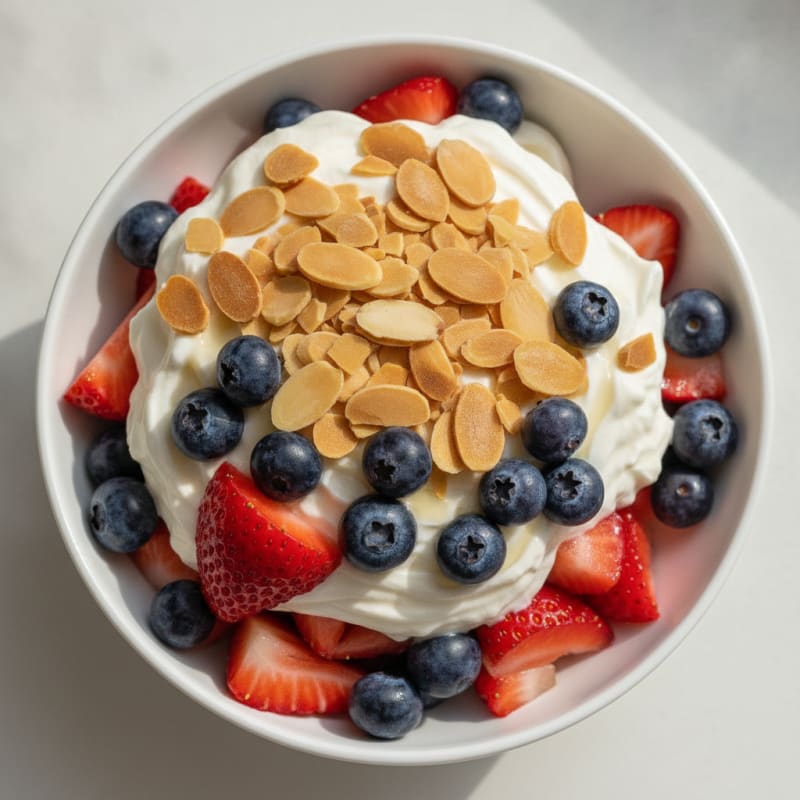 Creamy Greek Yogurt Protein Parfait with Berries