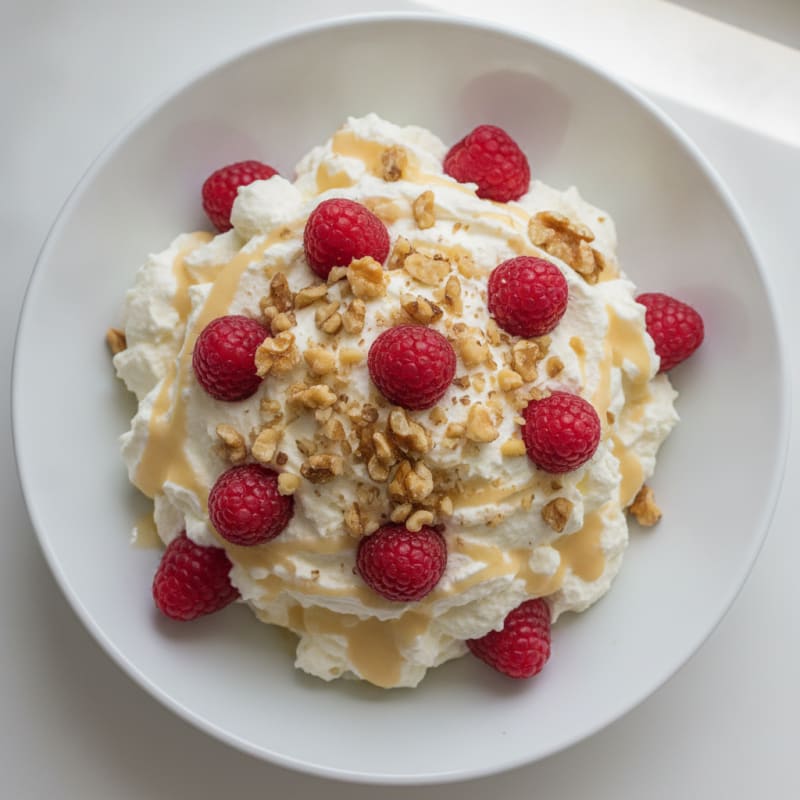 Greek Yogurt Protein Mousse with Berries