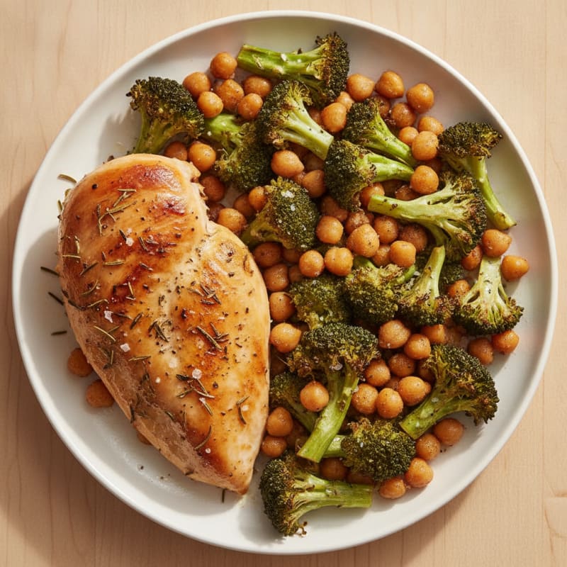 Herb-Roasted Chicken with Roasted Vegetables