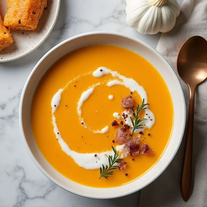 Creamy Roasted Butternut Squash Soup
