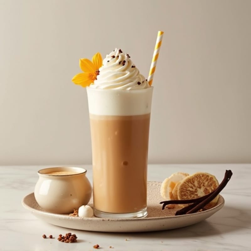 Protein Latte Shake with Collagen and Vanilla Yogurt