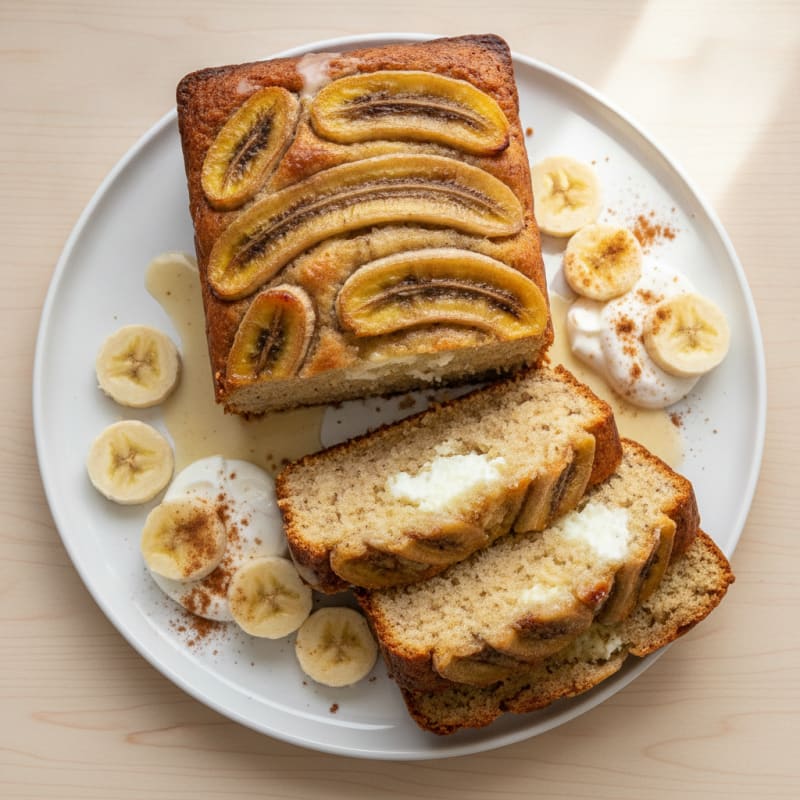 High-Protein Classic Banana Bread Loaf