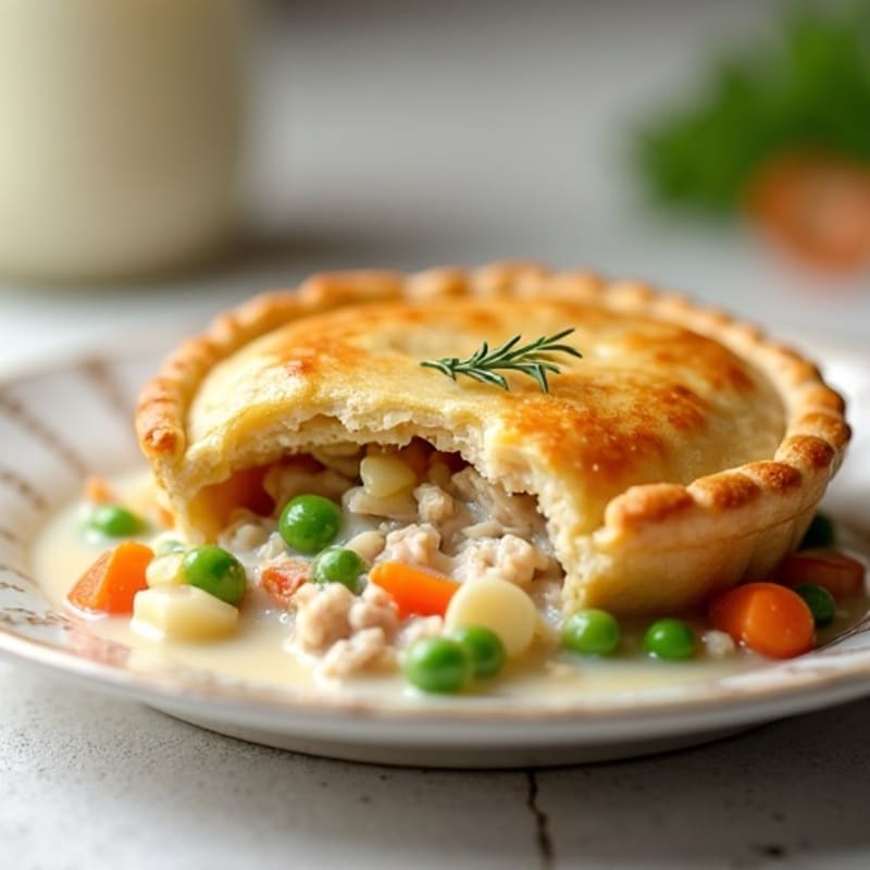 Creamy Turkey and Vegetable Pot Pie