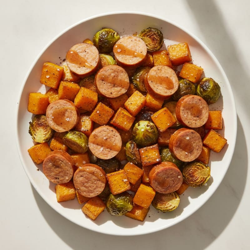 Sheet Pan Chicken Sausage with Roasted Vegetables