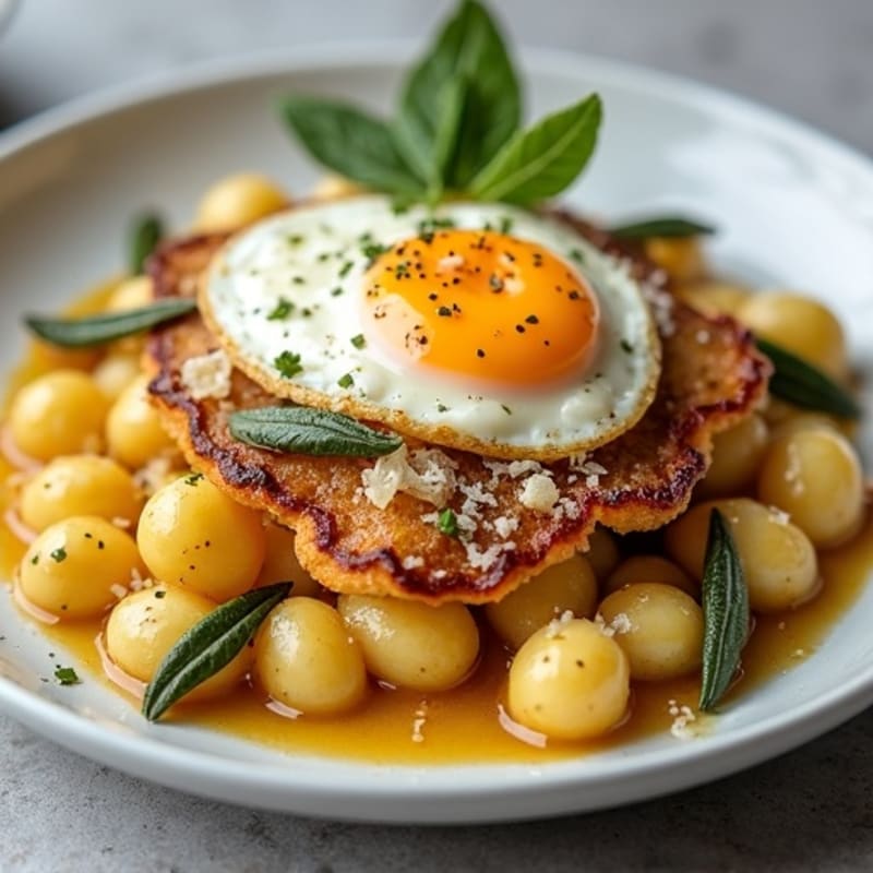 Crispy Pan-Seared Ricotta Gnocchi with Sage Brown Butter