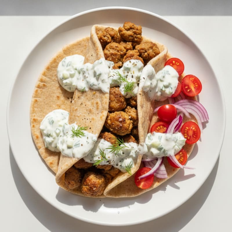 Lamb Gyro with Tzatziki Sauce