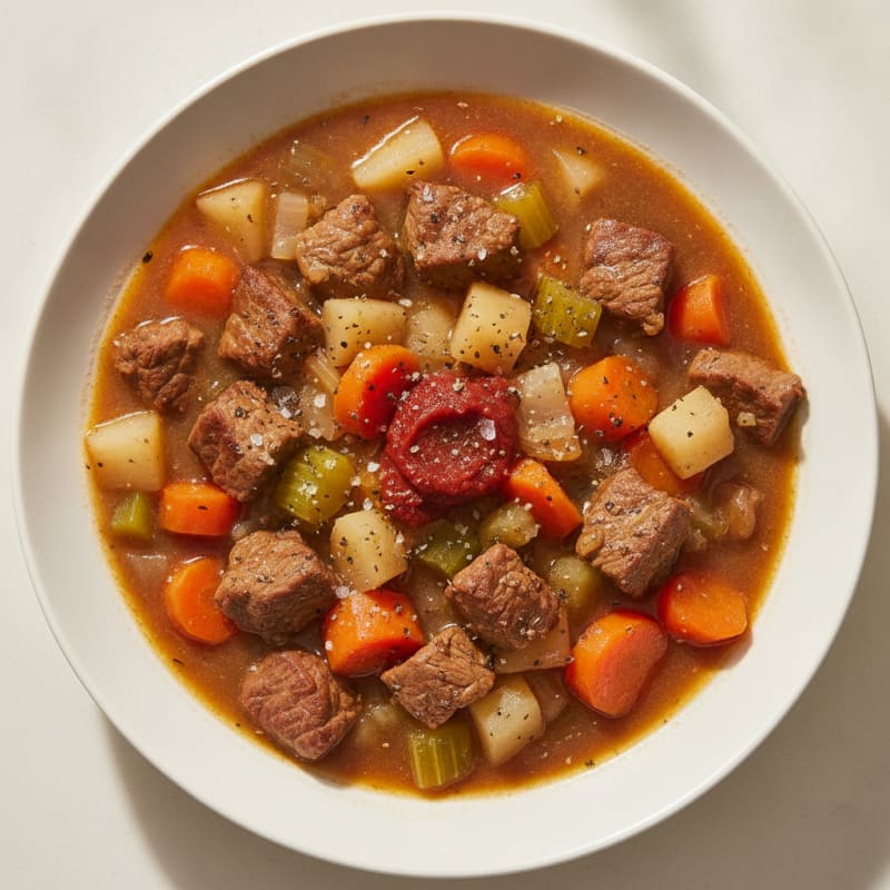 Hearty Beef and Root Vegetable Stew