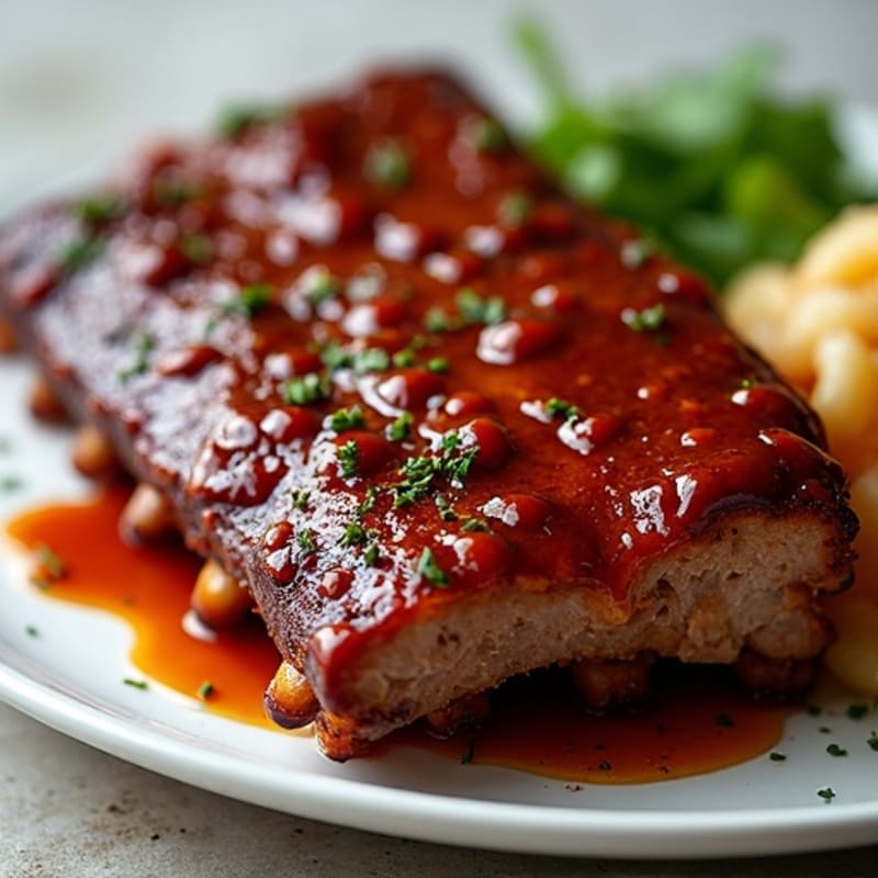 Slow-Cooked Baby Back Ribs with Sticky BBQ Glaze