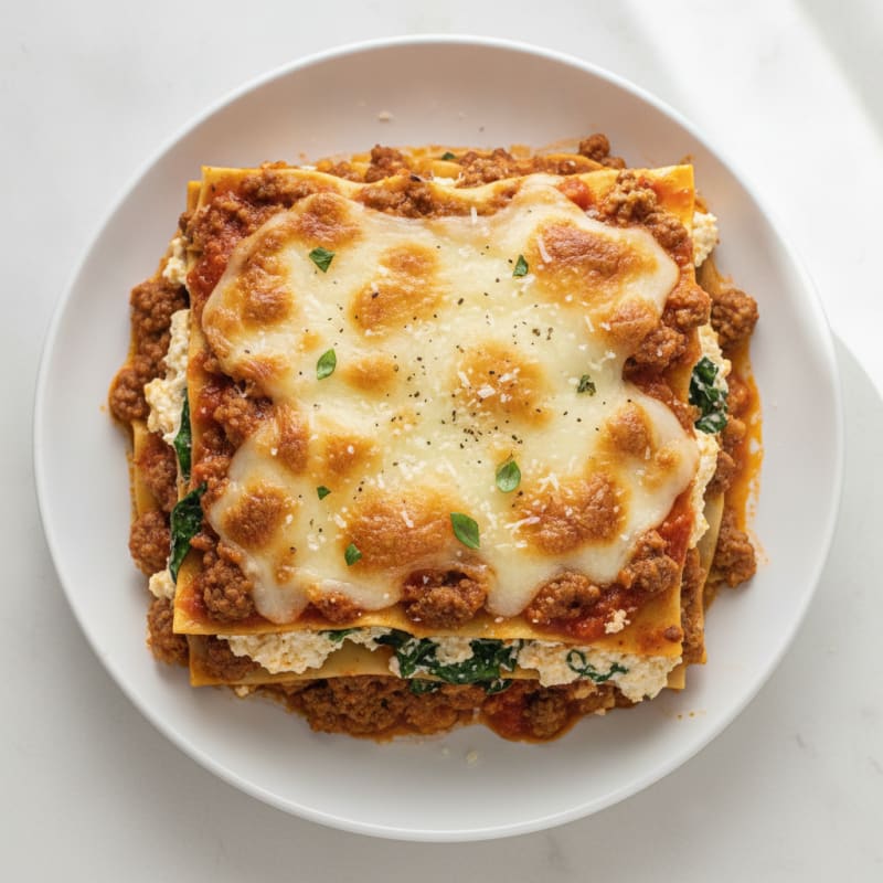 Classic Beef and Ricotta Lasagna Bake