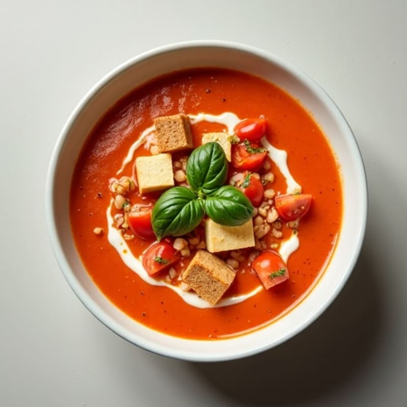 Creamy Fresh Tomato Basil Soup
