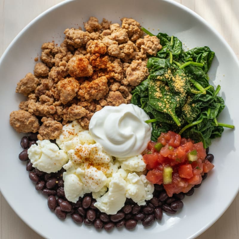 Savory Turkey and Egg White Power Bowl