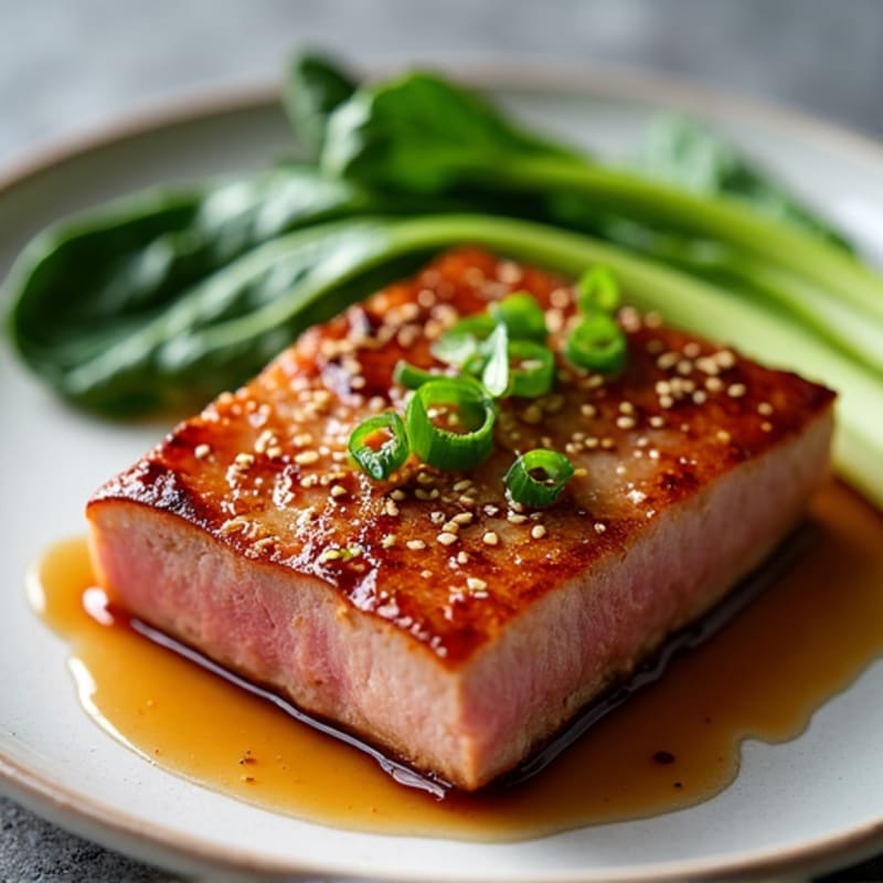 Ginger-Soy Glazed Seared Tuna Steak