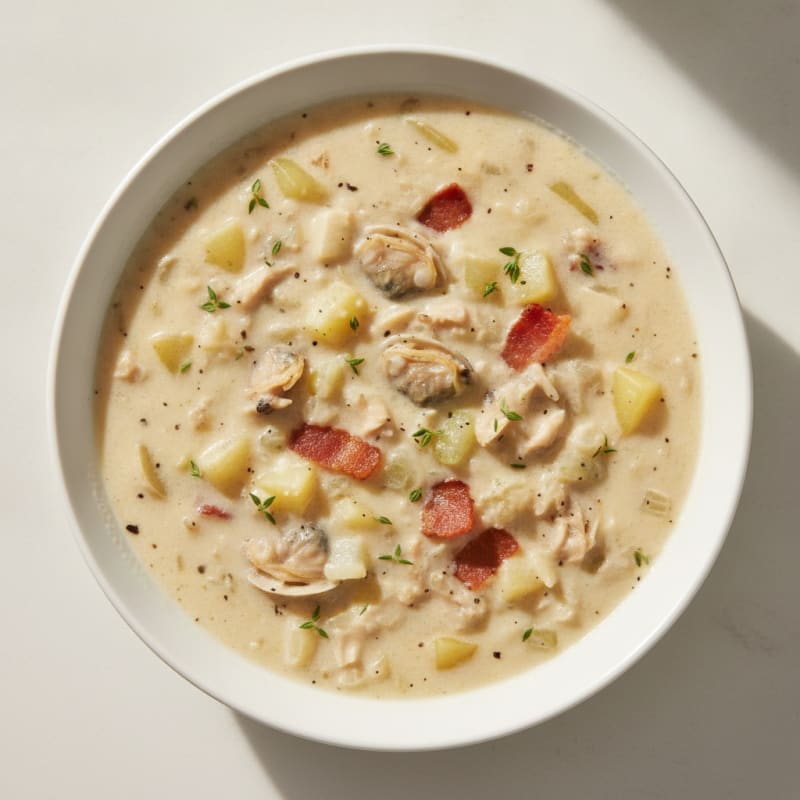 Hearty New England Clam Chowder