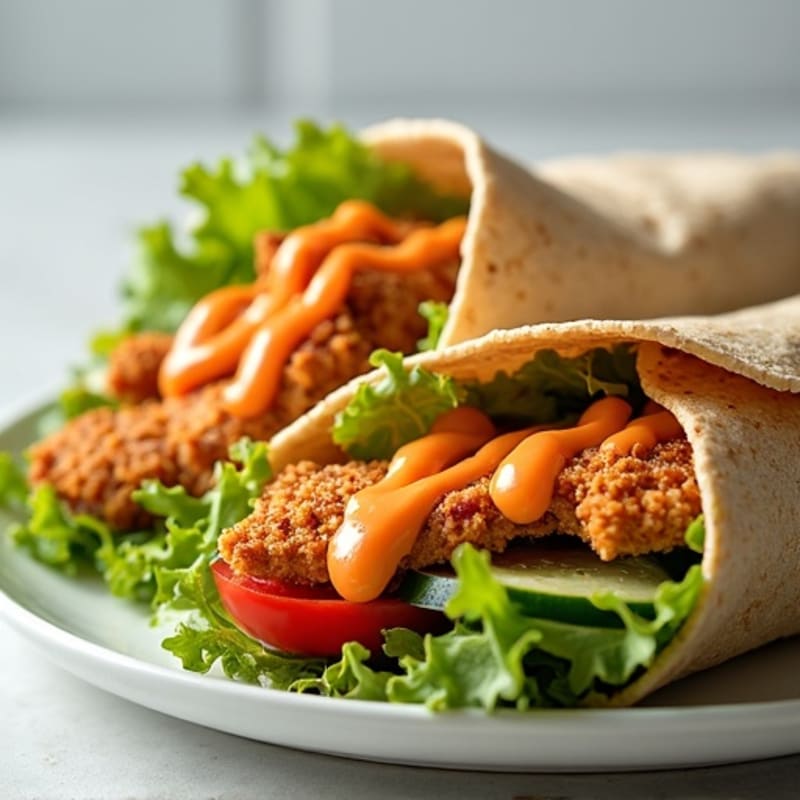 Crispy Buffalo Ranch Chicken Wrap