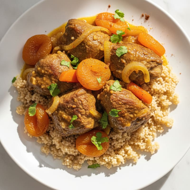 Moroccan Lamb Tagine with Couscous
