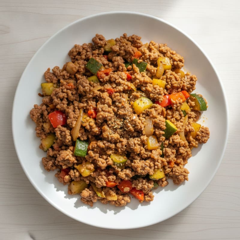 Ground Beef and Vegetable Skillet