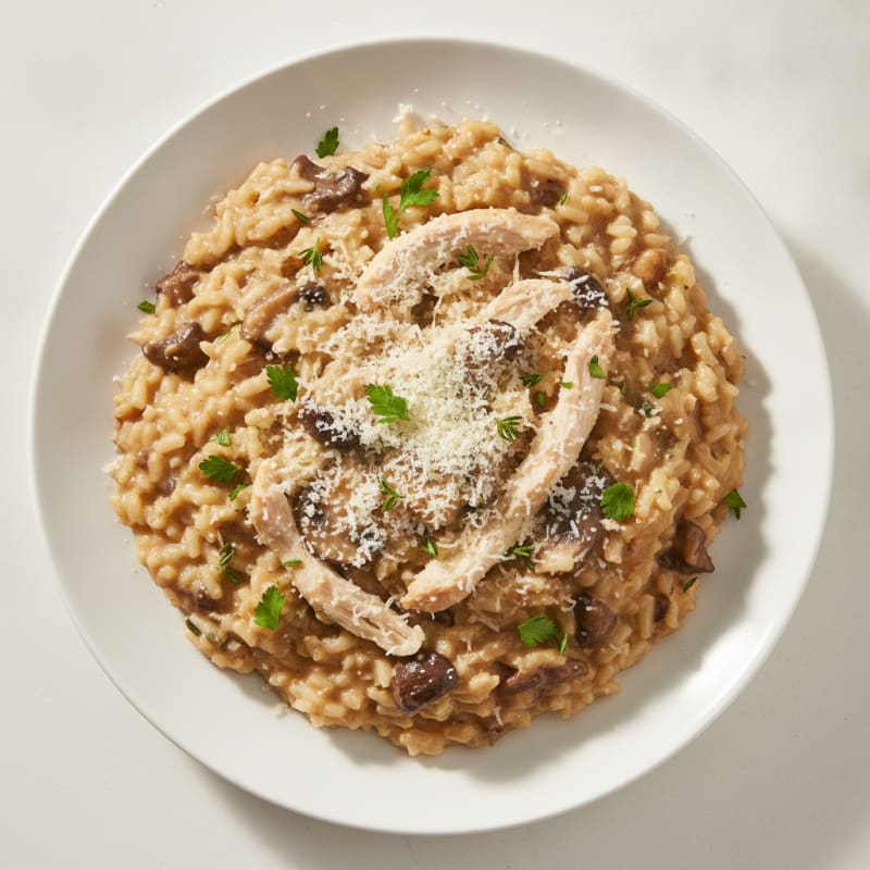 Wild Mushroom Risotto with Parmesan