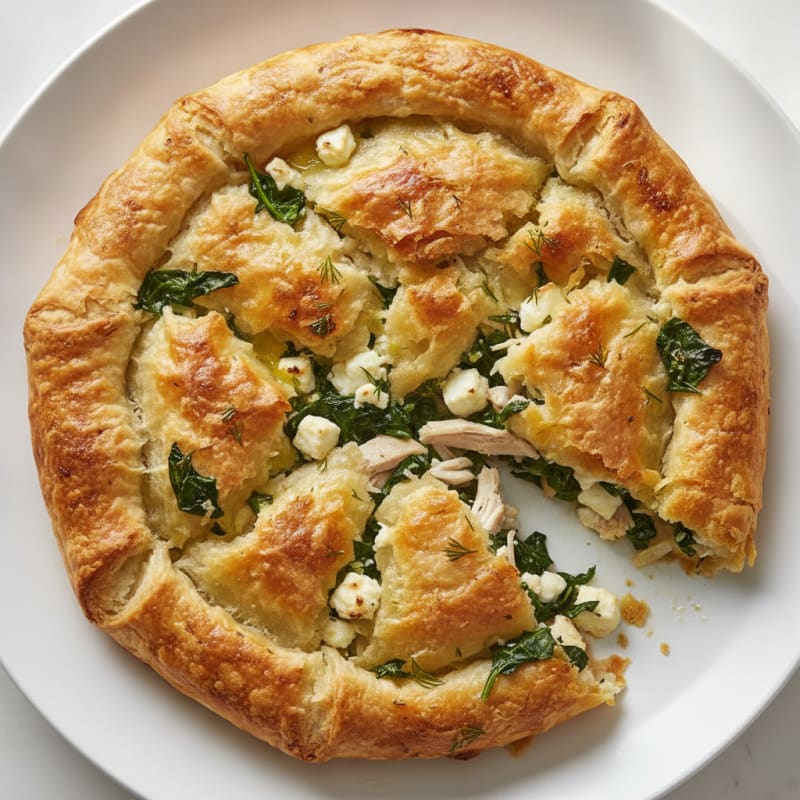 Spinach and Feta Phyllo Pie