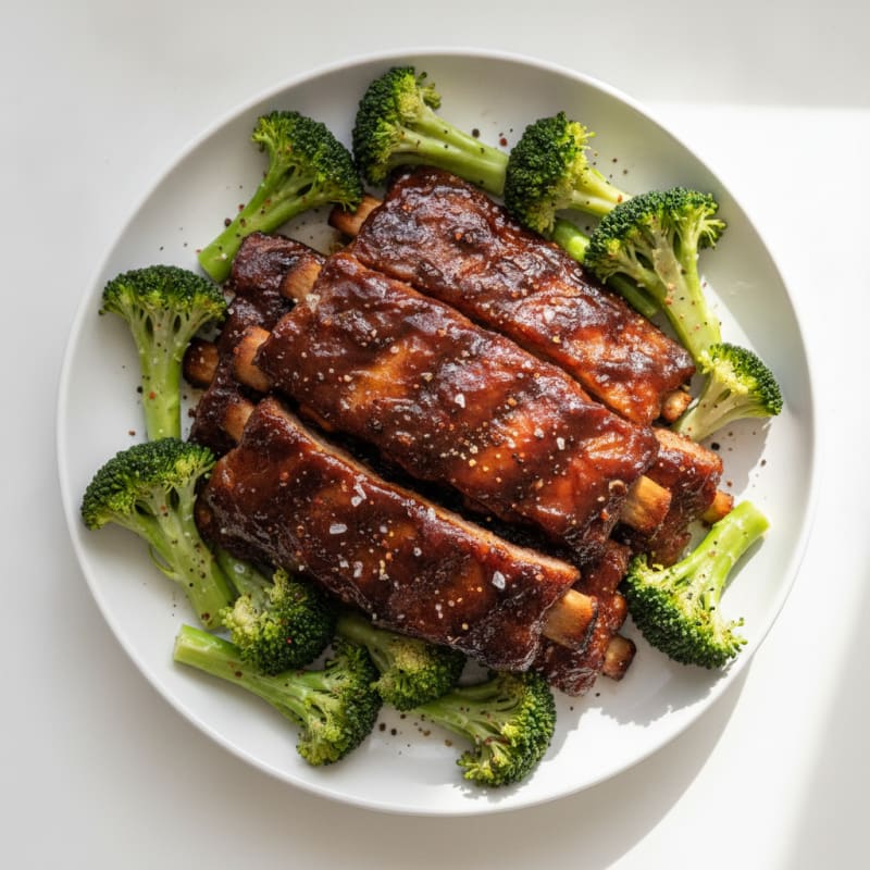 Sticky BBQ Baby Back Ribs