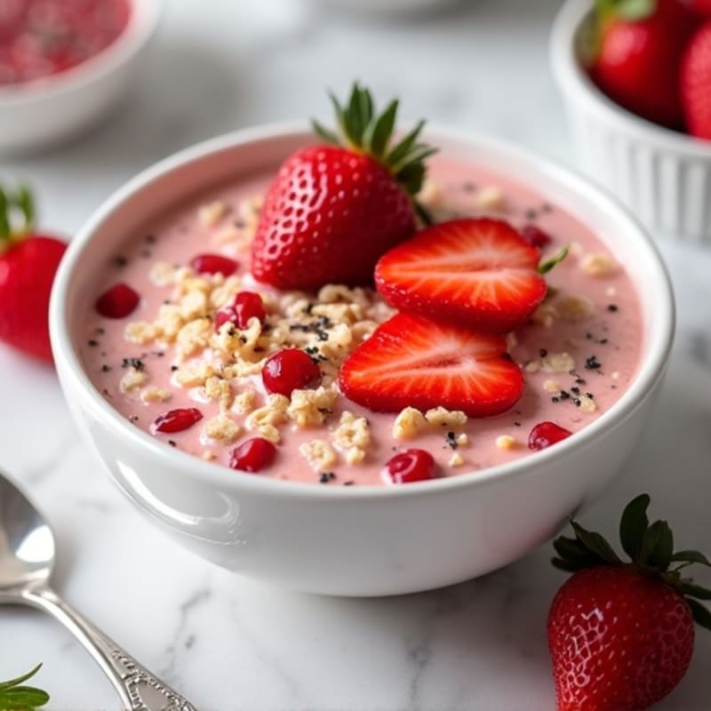 Creamy Strawberry Overnight Oats