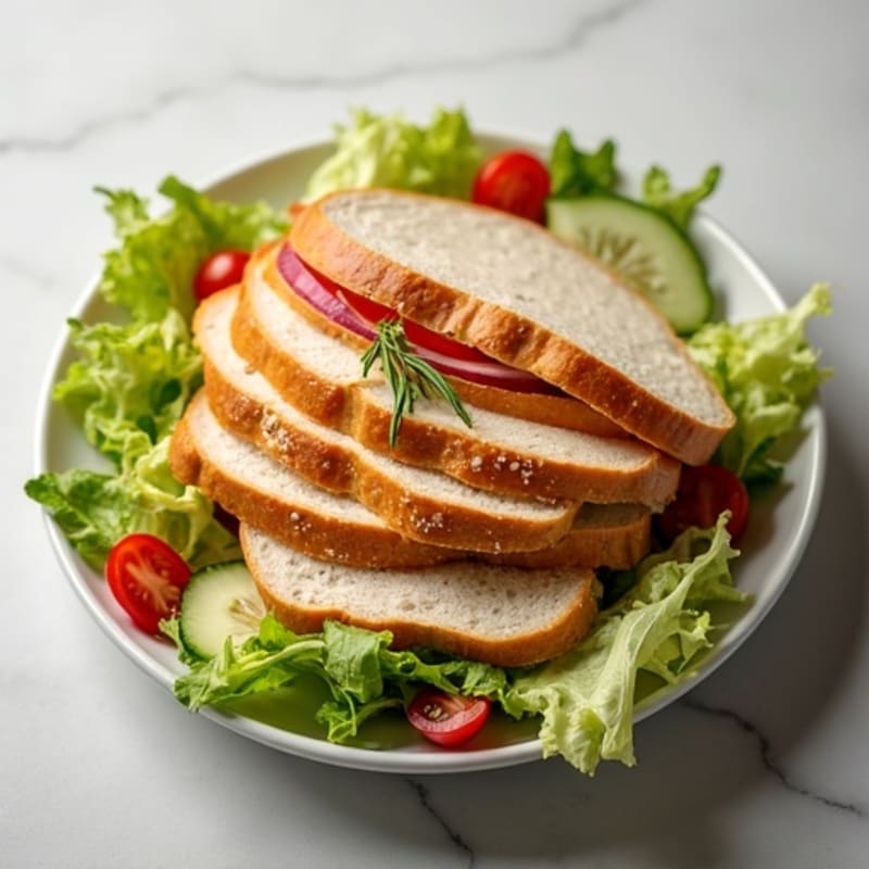 Fresh Turkey and Provolone Chopped Sub Salad