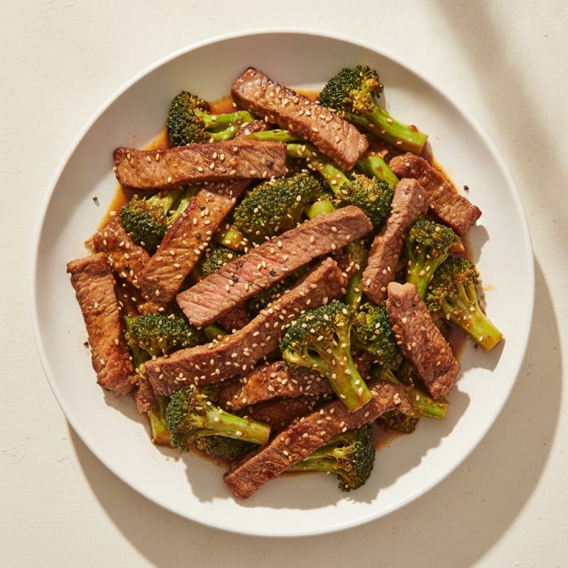 Sesame Beef & Broccoli Stir-Fry